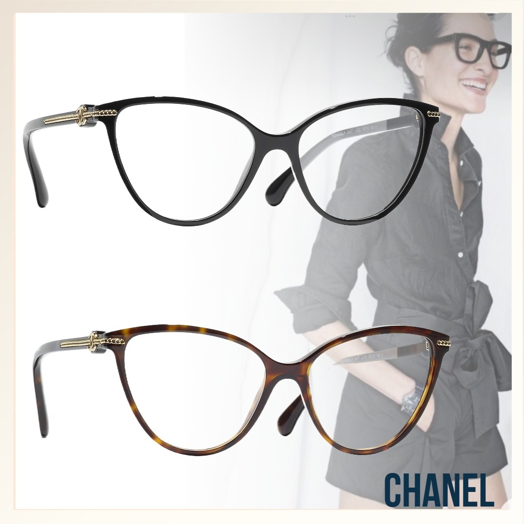女性らしさを引き立てる ≪CHANEL≫ アイウェア バタフライ