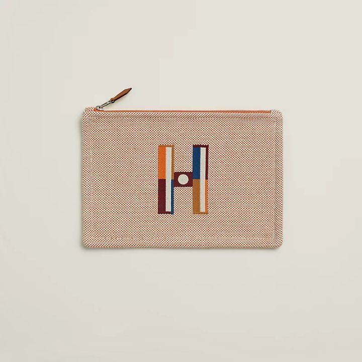 HERMES《★希少品》 ポーチ キャンバス Faubourg Corner