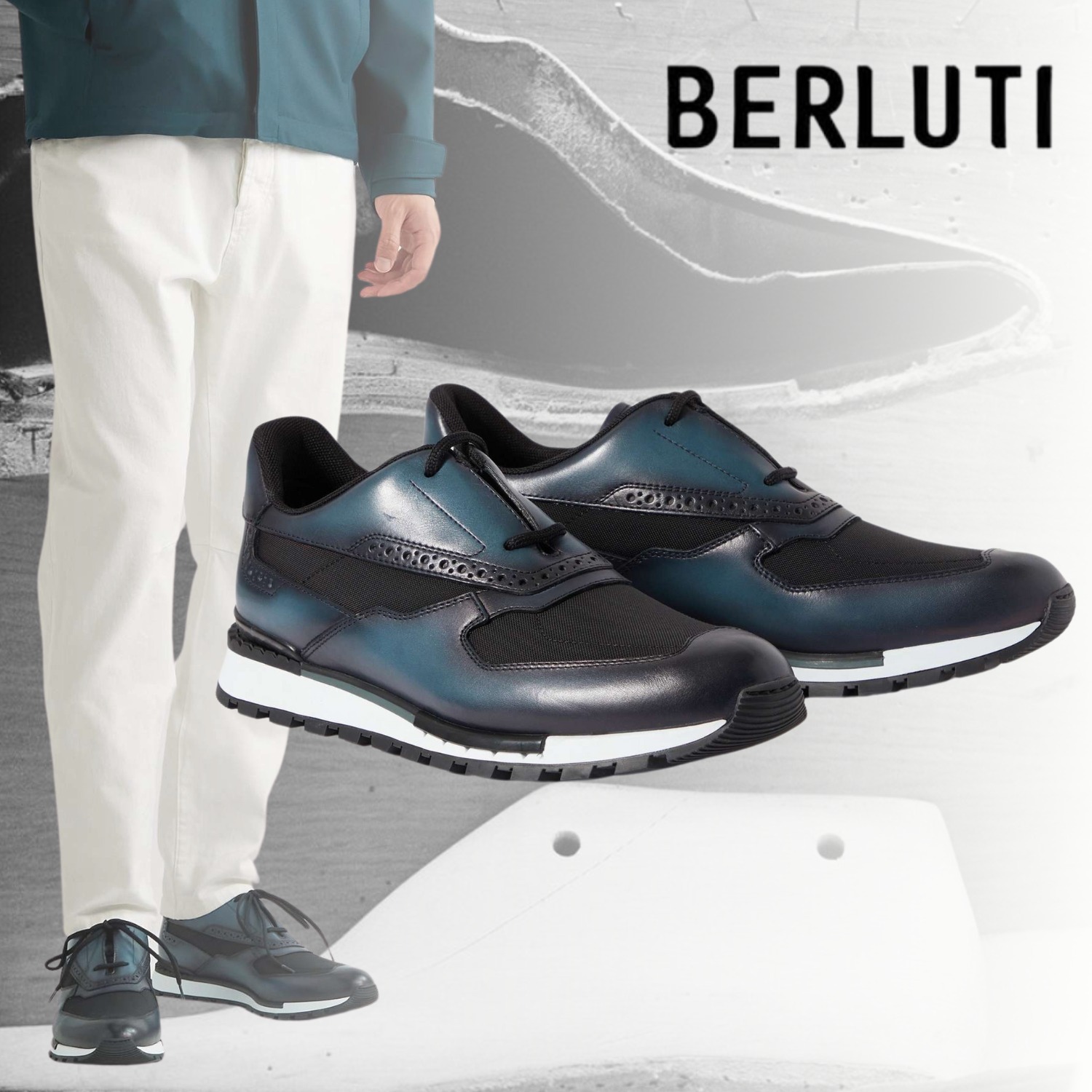 BERLUTI ベルルッティ ファストトラック シェル スニーカー