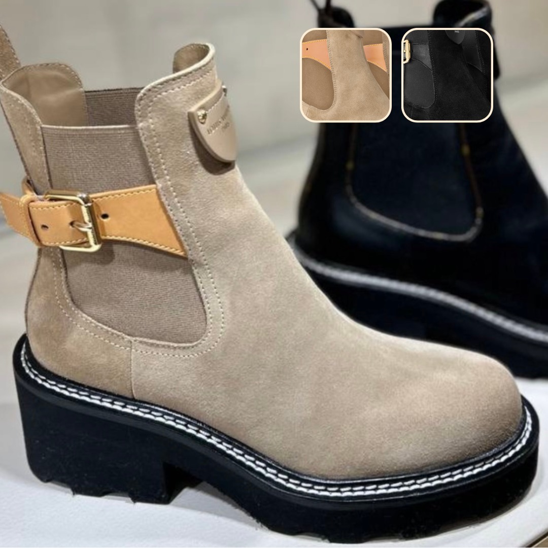 【日本未入荷カラーあり】LV ボブール ライン アンクルブーツ
