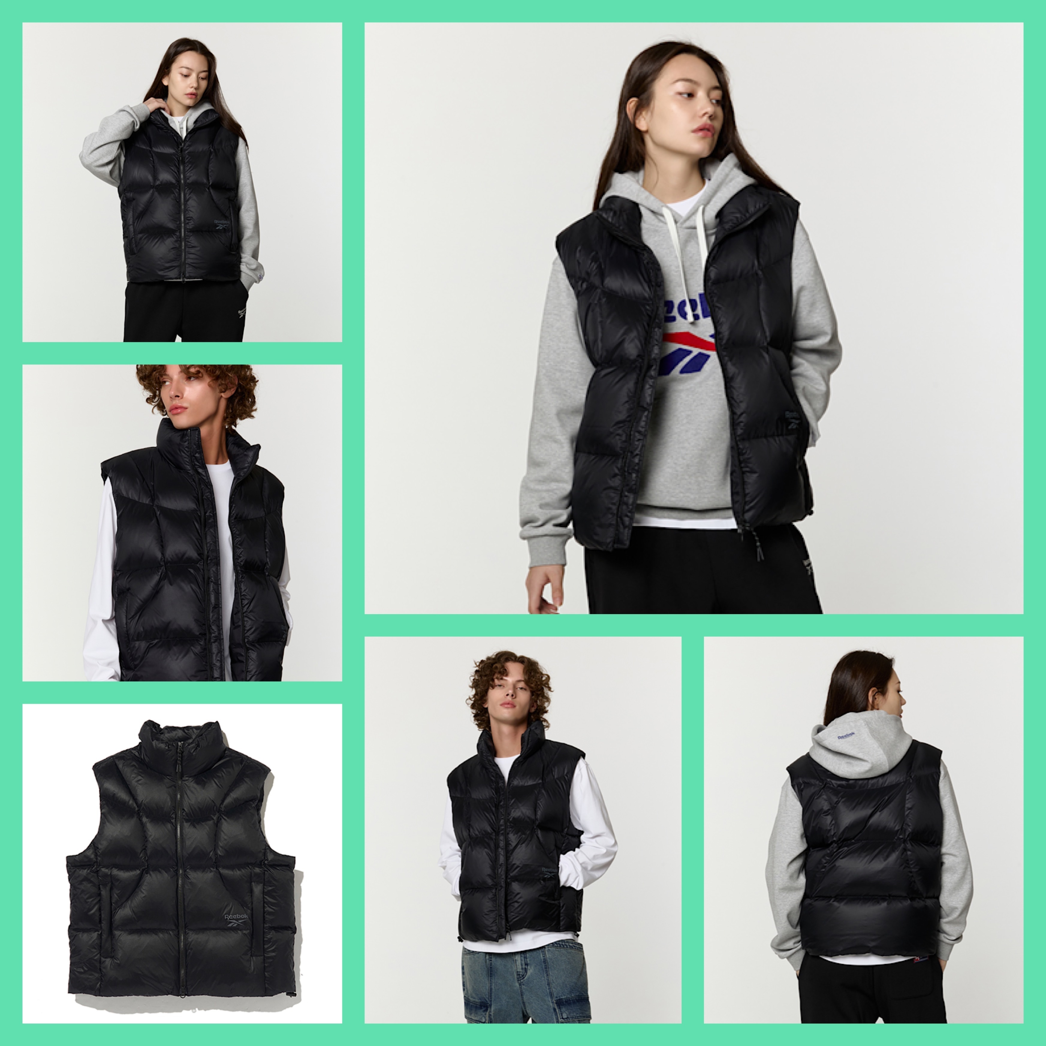《☆超レア☆》☆Reebok☆PUMP Paris Down Vest☆Black