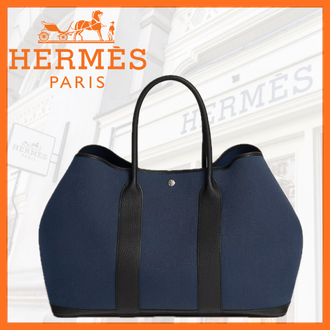 大容量【HERMES】voyageガーデンパーティー 49 トラベルバッグ