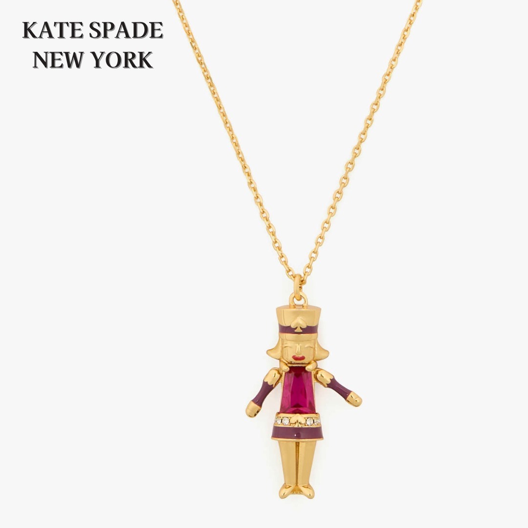 【国内発送】katespade＊くるみ割り人形ネックレス
