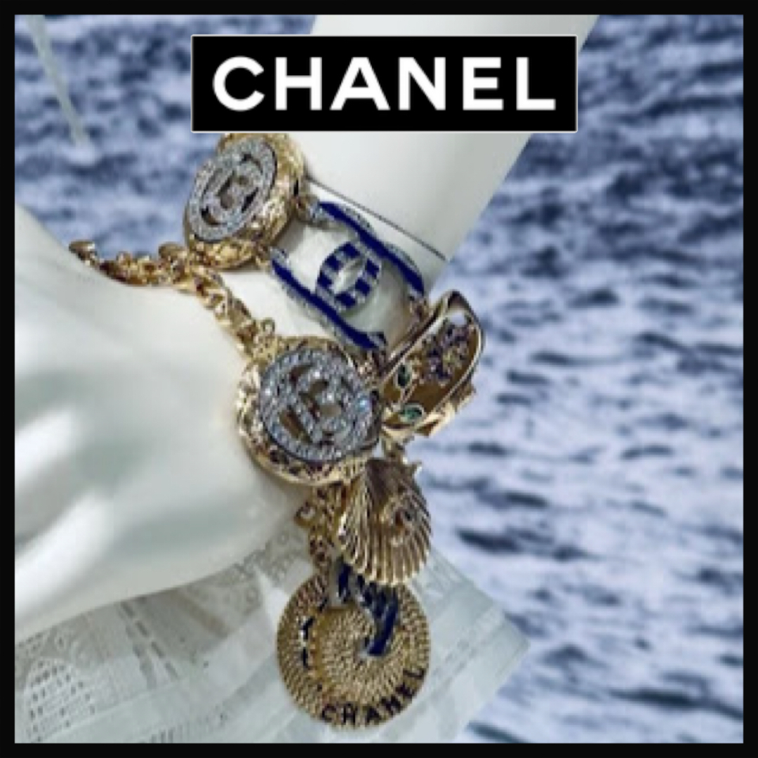 【大きめ飾りが目を惹く♡】CHANEL ブレスレット