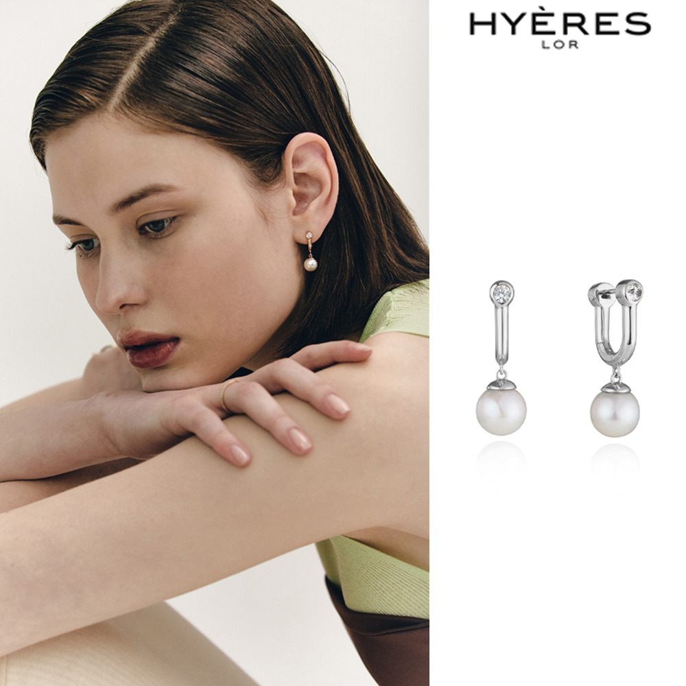 【HYERES LOR】24FW★ H Edition SL H Pearl One-Touch Earrings