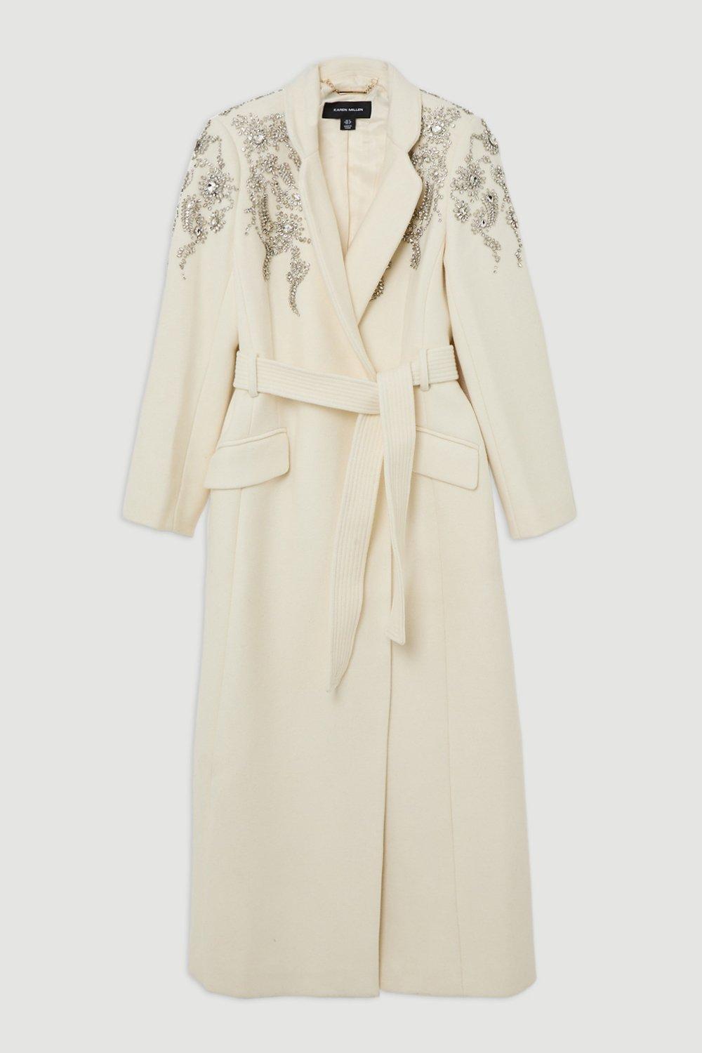 日本未入荷★Karen Millen ビーズウールコート 日本未入荷☆Karen Millen ビーズウールコート (Karen Millen