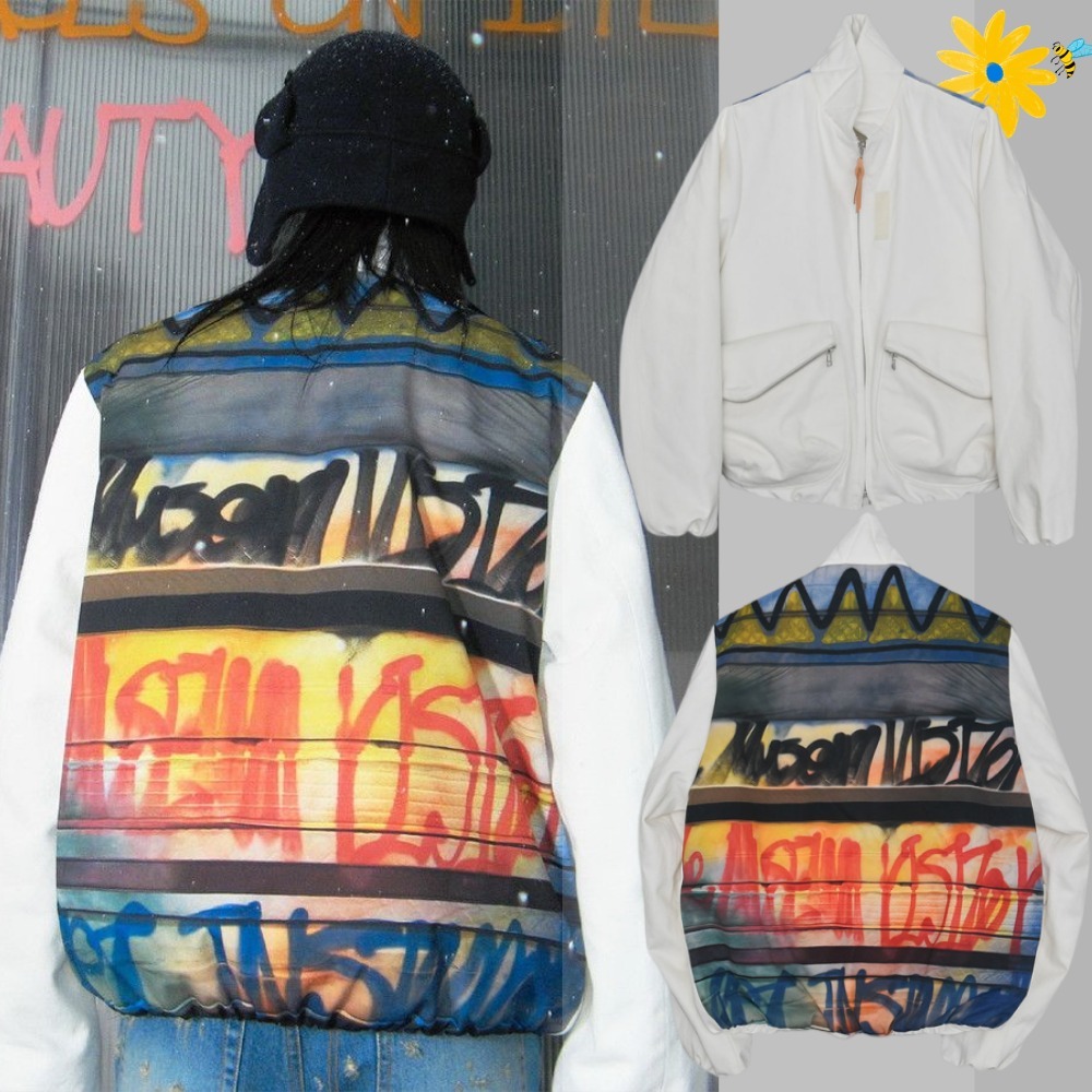 THE MUSEUM VISITOR★韓国★男女兼用★ARTWORK JACKET (WHITE)