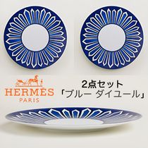 ★2枚セット★【HERMES】《ブルー ダイユール》ディナープレート