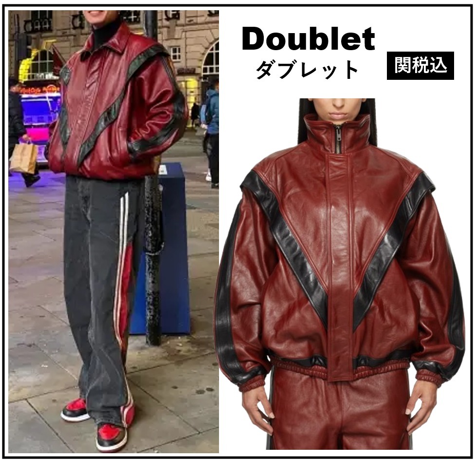 即完売モデル】doublet ダブレット レザートラックジャケット