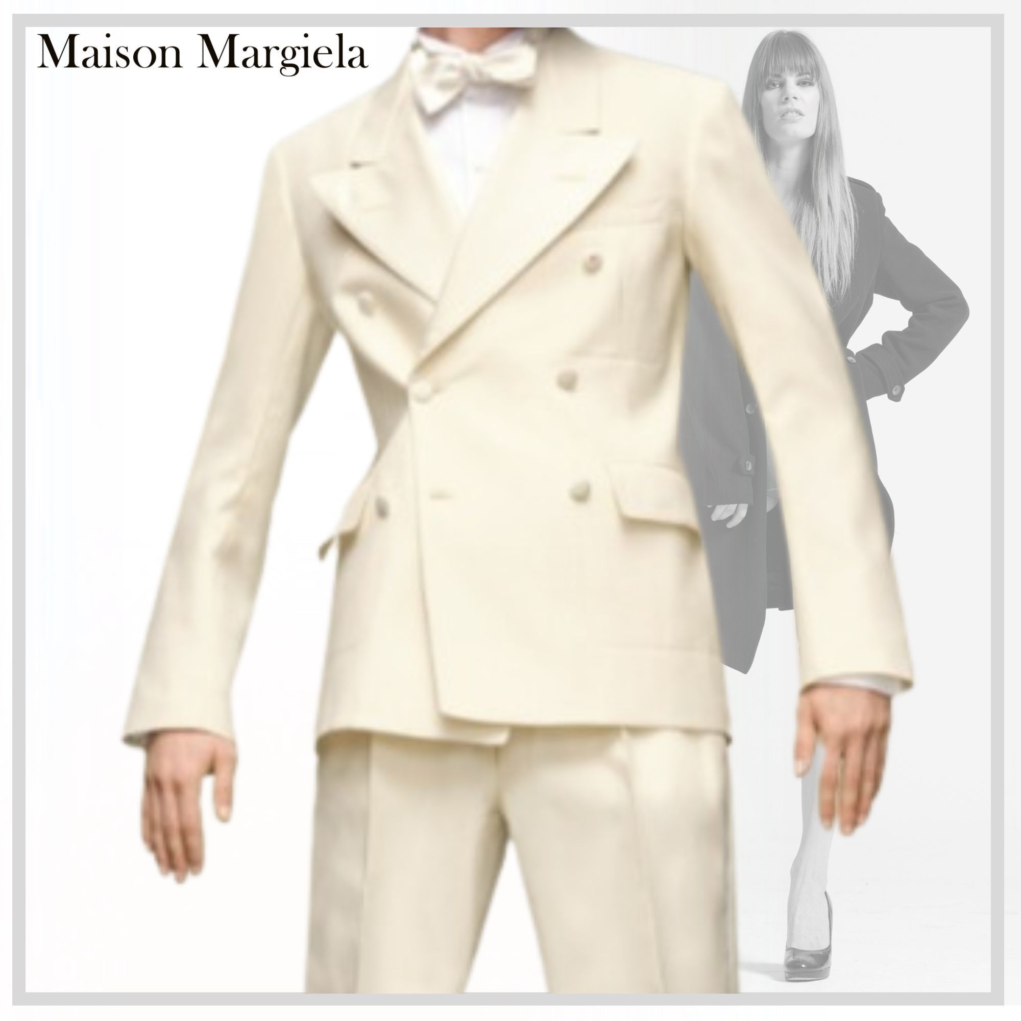 クラシック【Maison Margiela】モヘア シルク ブレザー 24AW新作