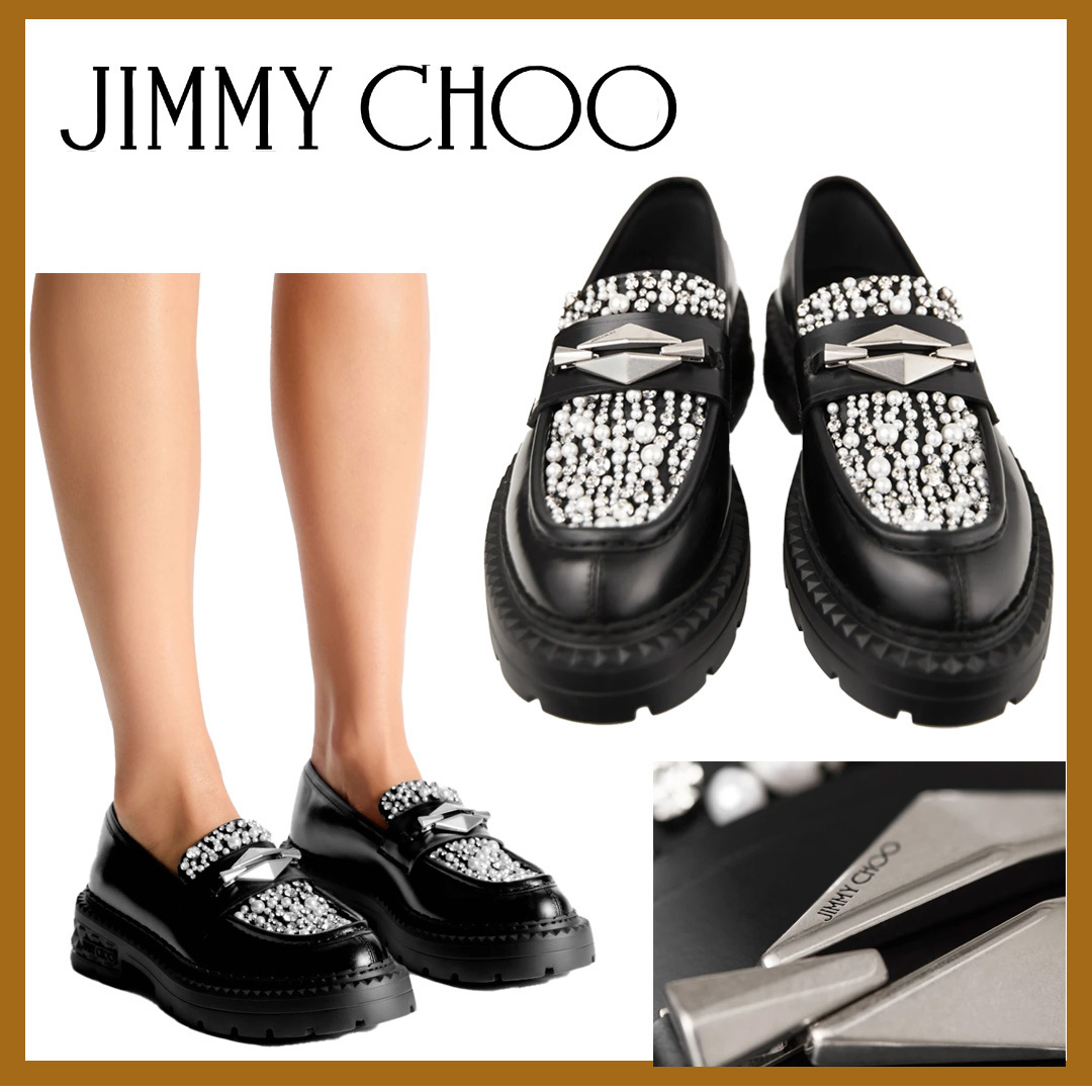 キラキラと輝く【Jimmy Choo】マーロー ダイヤモンド/F シューズ