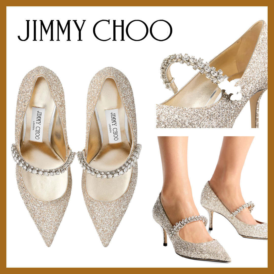 美しいラインを描く【Jimmy Choo】ビングパンプス65 *クリスタル