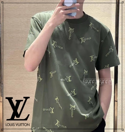 《24AW★》Louis Vuitton Tシャツ ロゴ おしゃれ