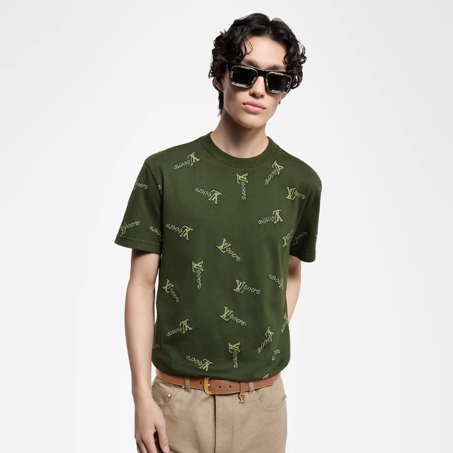 《24AW★》Louis Vuitton Tシャツ ロゴ おしゃれ