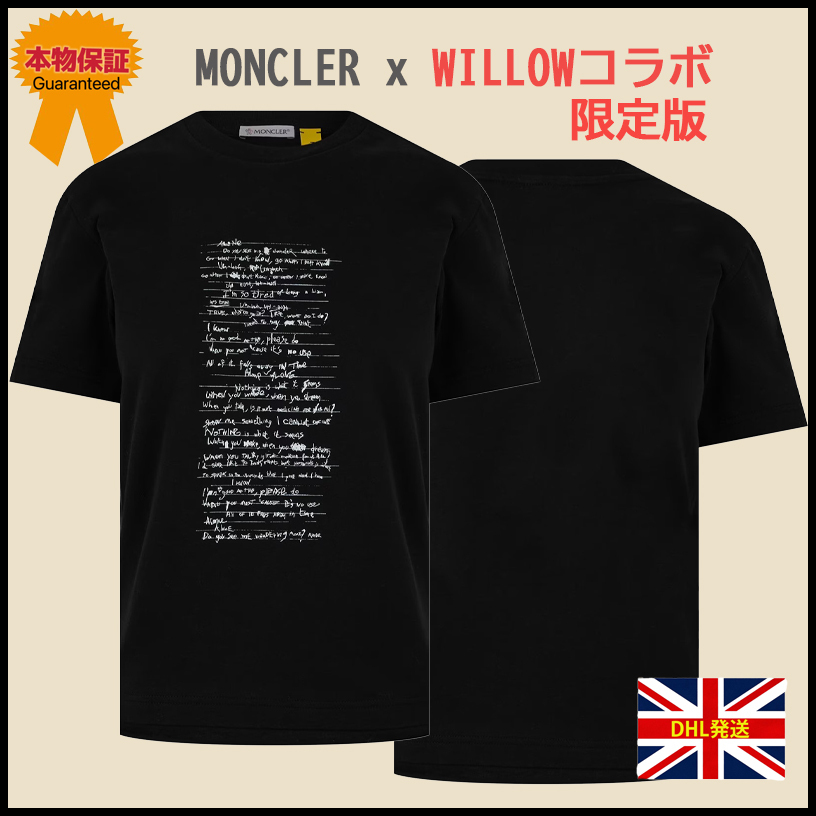 【MONCLER】x WILLOWコラボ、限定版★T シャツ