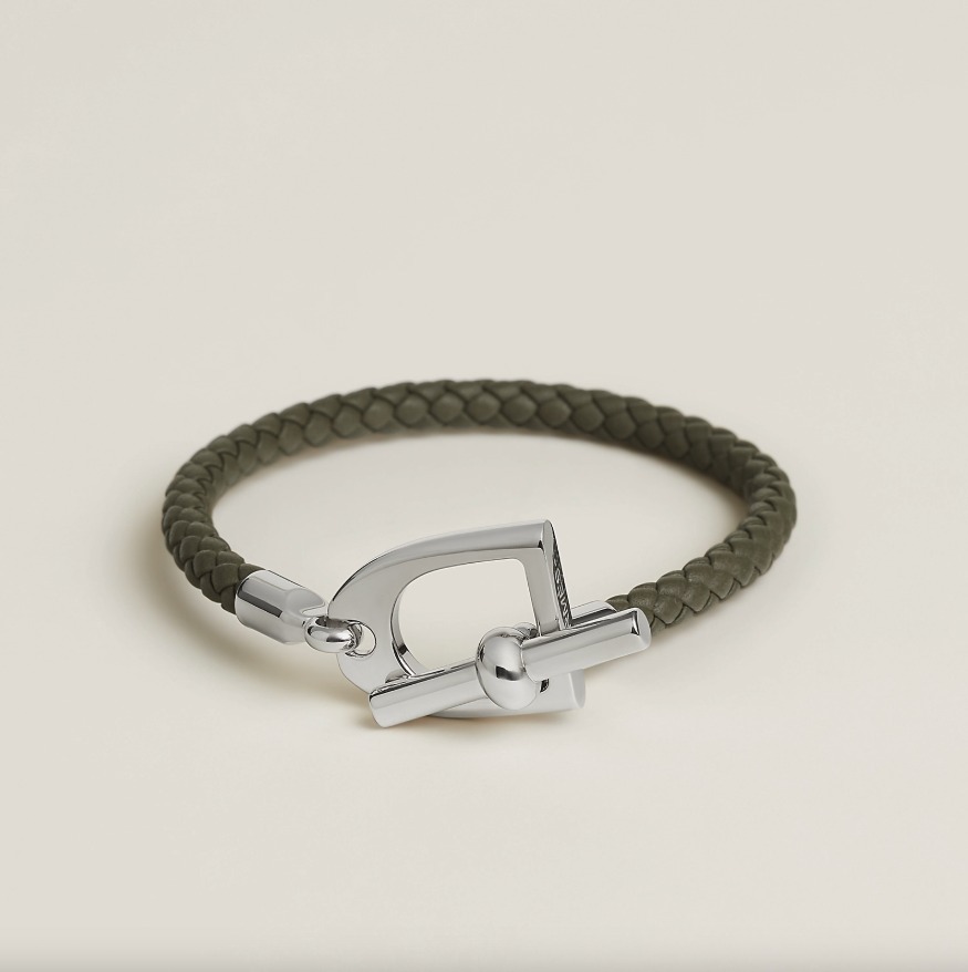優雅で気品溢れる♪【HERMES】《Etrier》ブレスレット