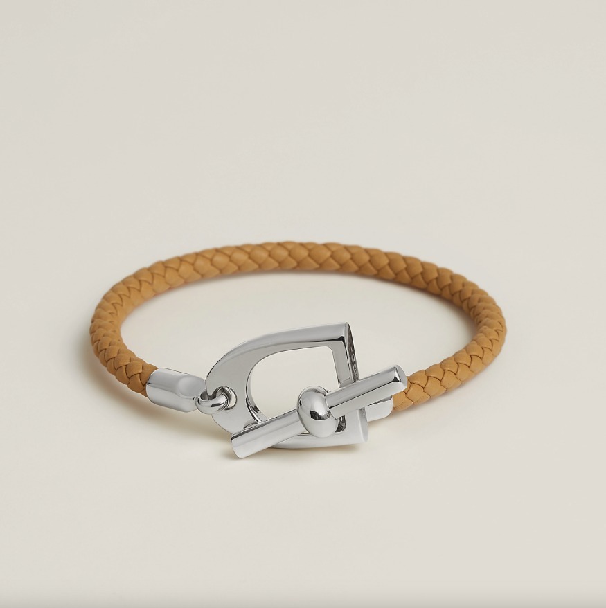 優雅で気品溢れる♪【HERMES】《Etrier》ブレスレット
