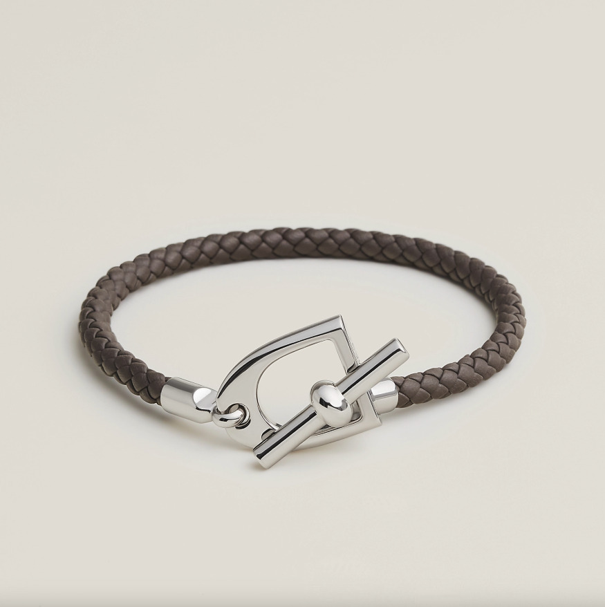 優雅で気品溢れる♪【HERMES】《Etrier》ブレスレット