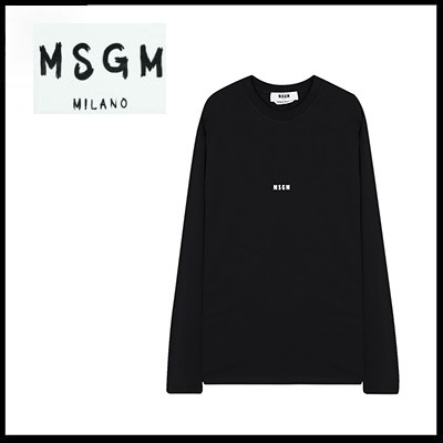 (エムエスジイエム) MSGM ロゴ長袖Tシャツ 2000MM501 200002