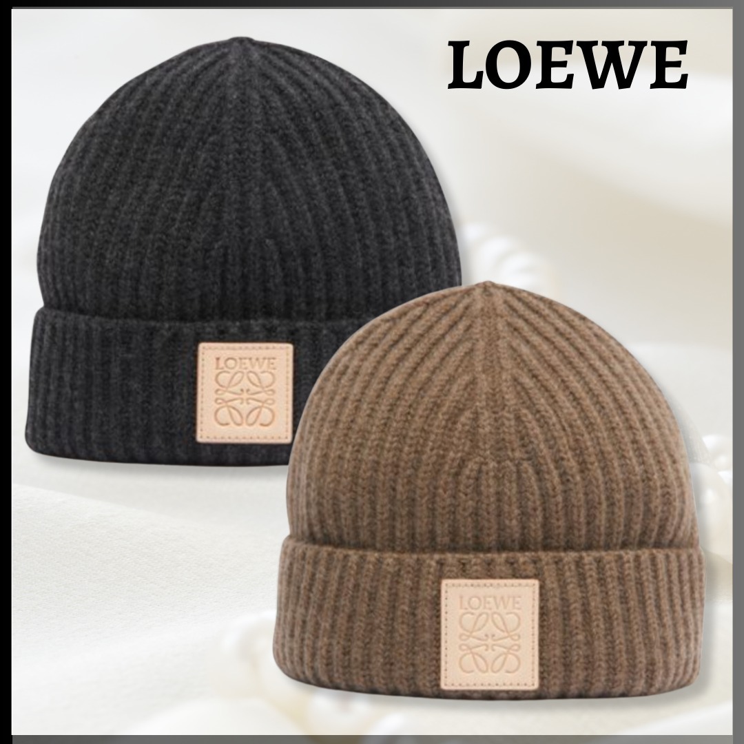 人気【LOEWE】ロエベ シミアビーニー ニット帽