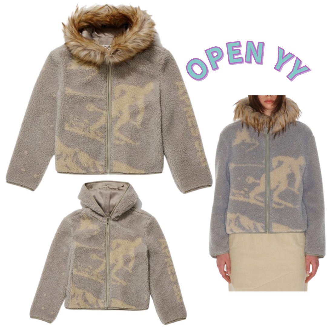 アウターその他 [OPEN YY] SKIING FLEECE HOODIE JACKET-MIMT