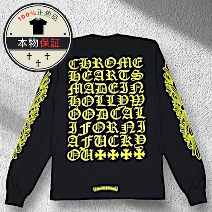 Chrome Hearts Made In Hollywood Plus Cross L/S T-shirt ロンT Chrome Hearts Made In Hollywood Plus Cross T-shirt Black/Red
