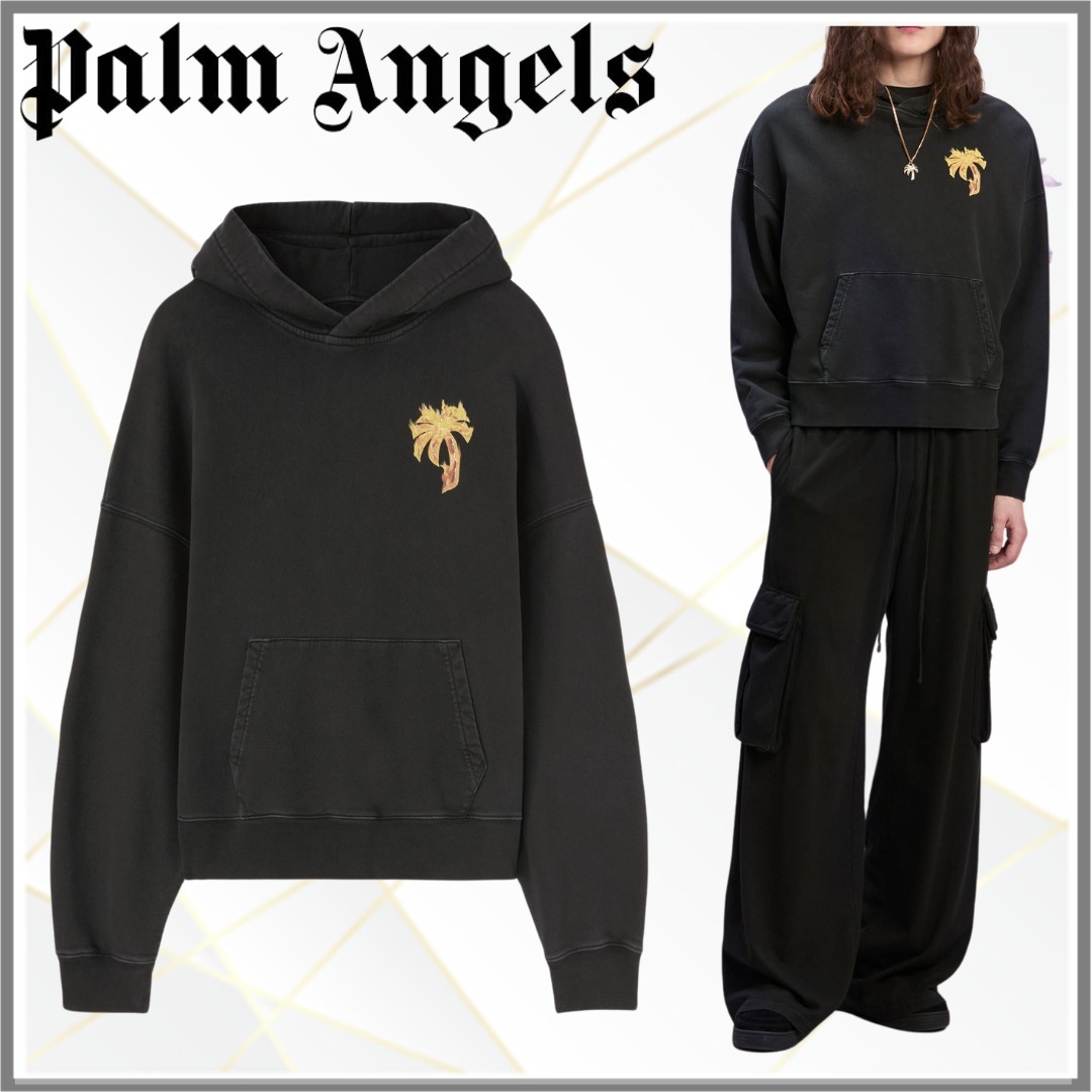 【Palm Angels】バーニングパームパーカー