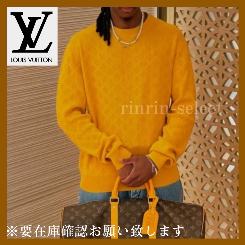 イエローカラー♡【LouisVuitton】モノグラム ニット♪