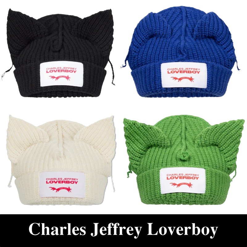 SNSで話題【Charles Jeffrey Loverboy】CHUNKY EARS BEANIE
