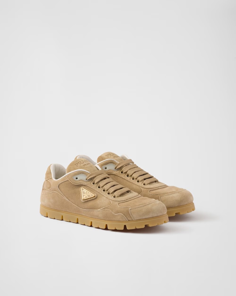 《送料無料》PRADA Trail faded suede sneakers