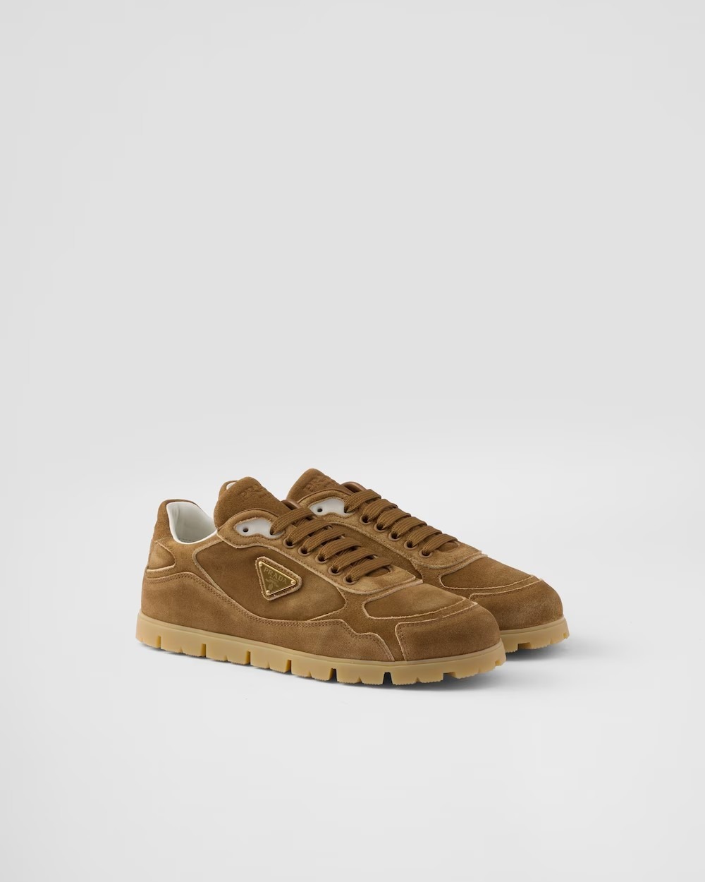 《送料無料》PRADA Trail faded suede sneakers