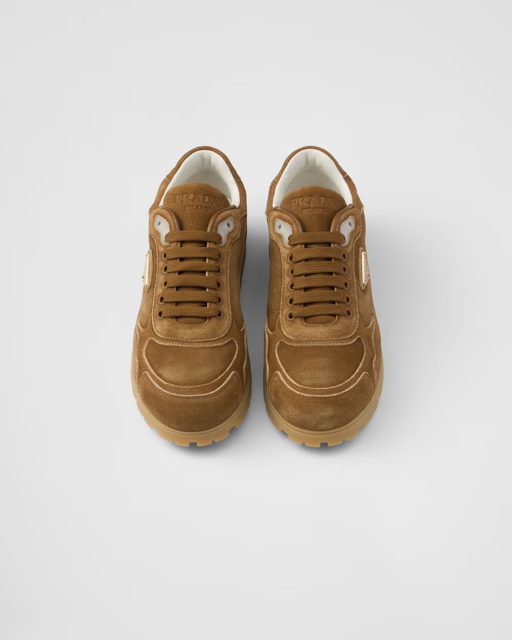 《送料無料》PRADA Trail faded suede sneakers