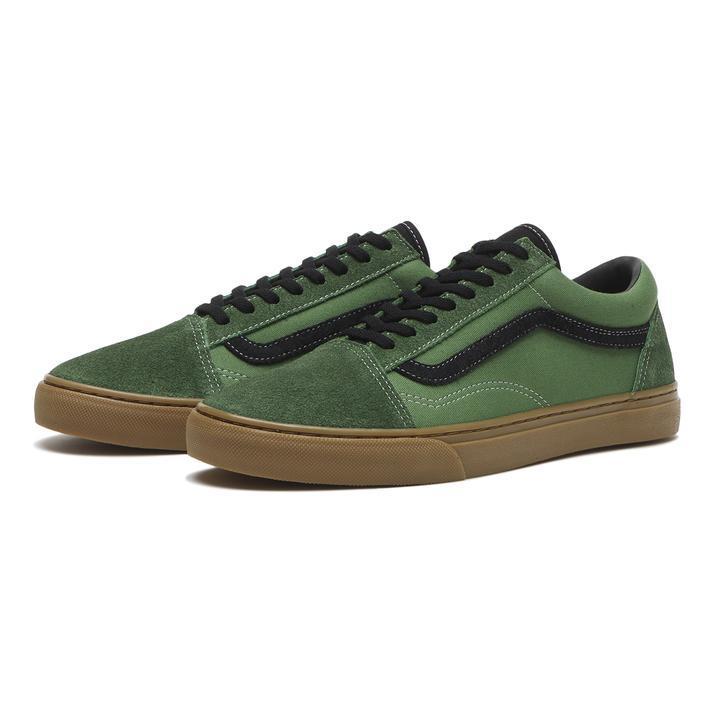 国内配送 VANS OLD SKOOL GREEN/GUM