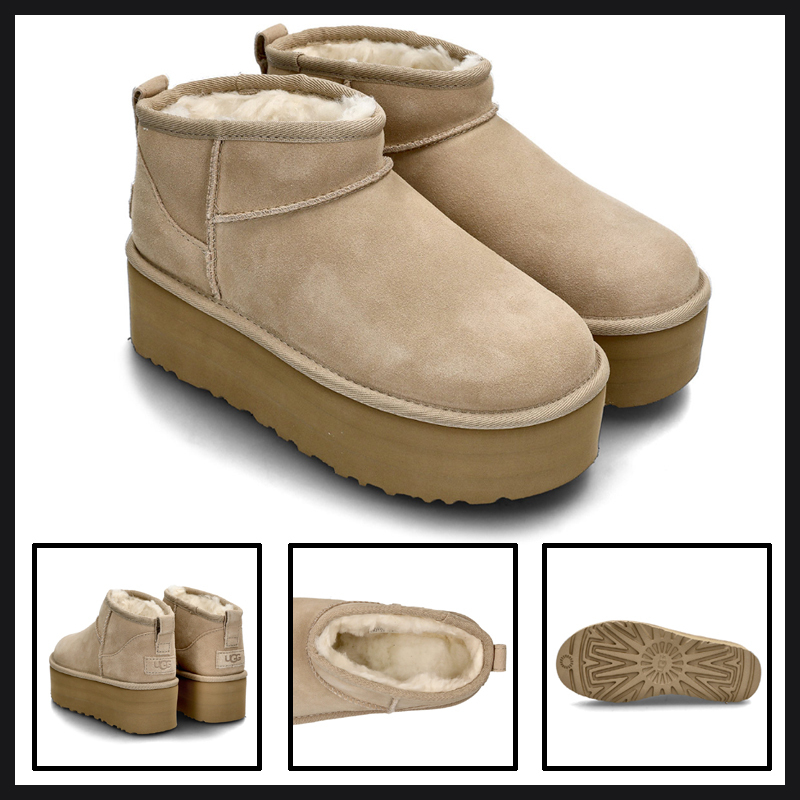 ★送料関税込★UGG CLASSIC ULTRA MINI PLATFORM ショートブーツ