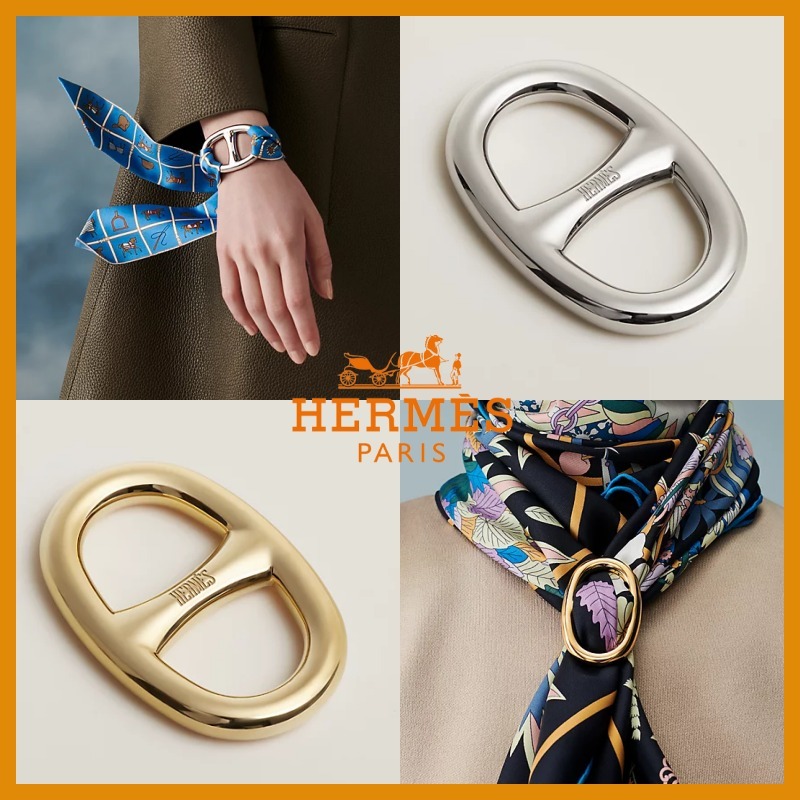 【Chaine d'Ancre☆】HERMES スカーフリング