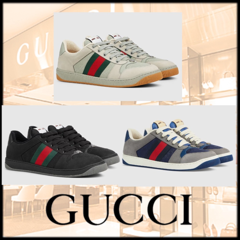 注目の新作♪【GUCCI】メンズスクリーナーGGスニーカー