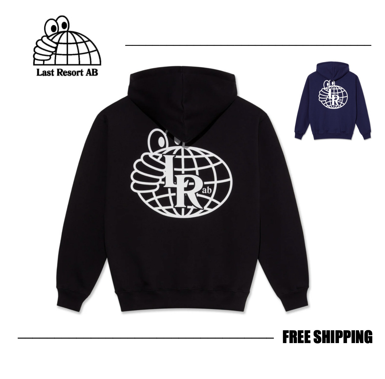 【 Last Resort AB】 Last Resort AB Atlas Monogram Hoodie