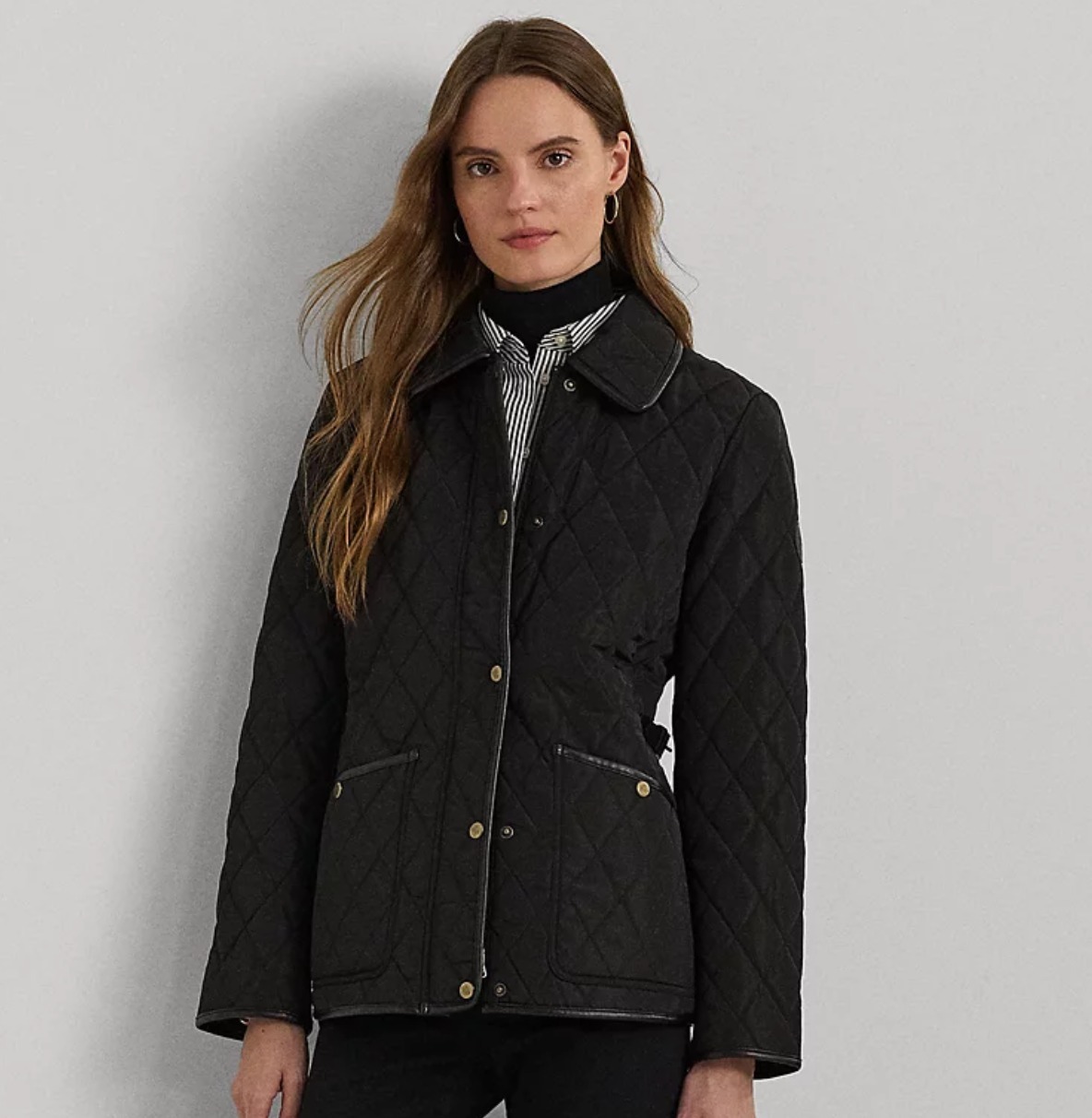 セール☆Ralph Laurenダイヤモンドキルティングジャケット
