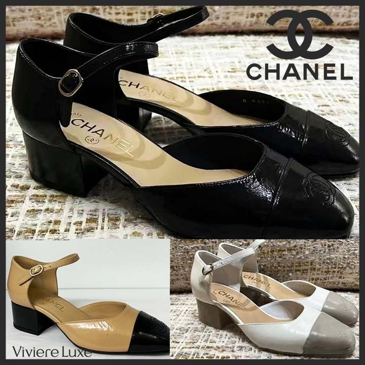 【足元をエレガントで上品に♪】CHANEL パンプス エレガントな足元を演出*【CHANEL】メリージェーン パンプス
