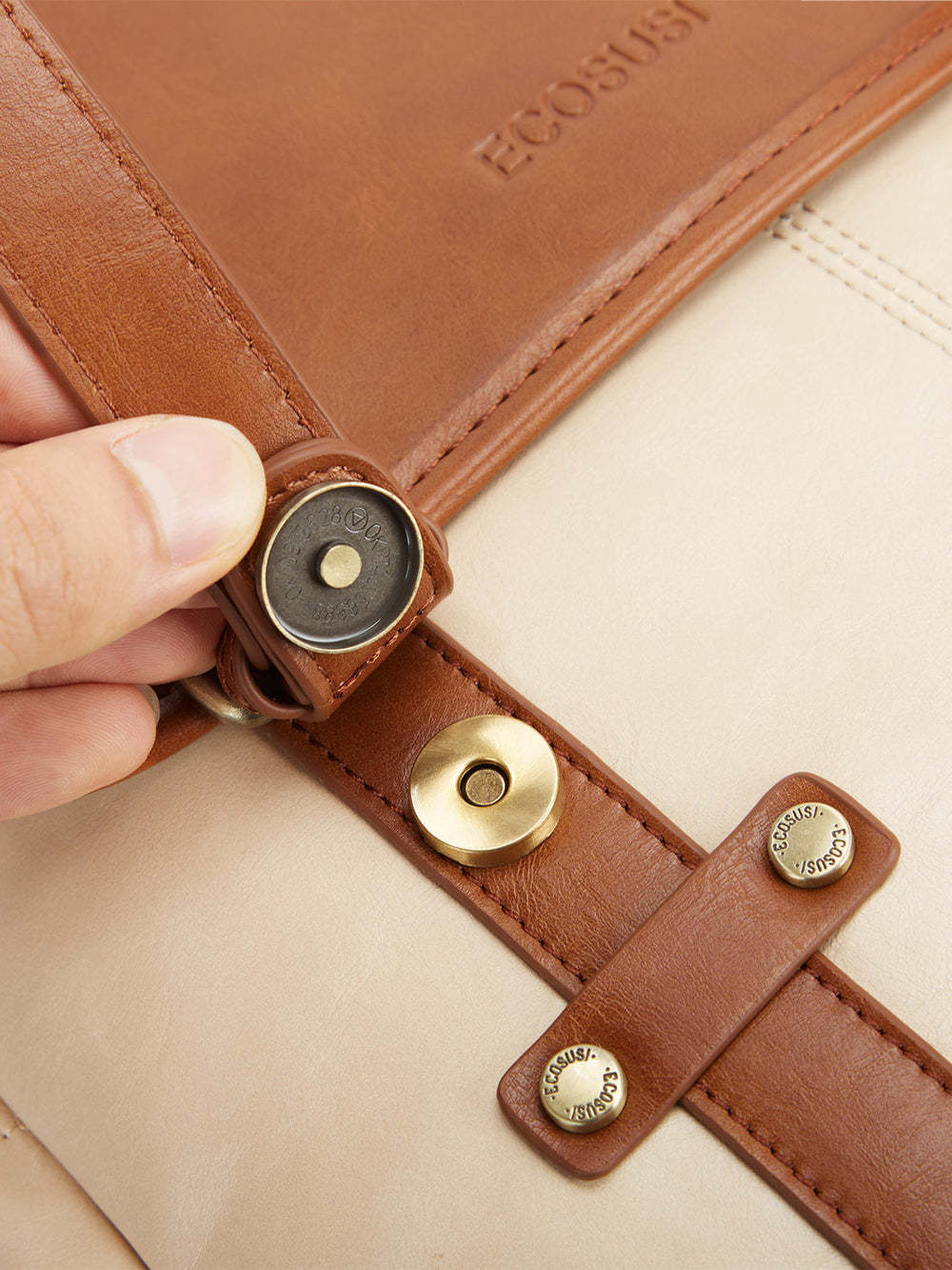 ECOSUSI Scarlett Flip Zipper PC収納 15.6inch バックパック