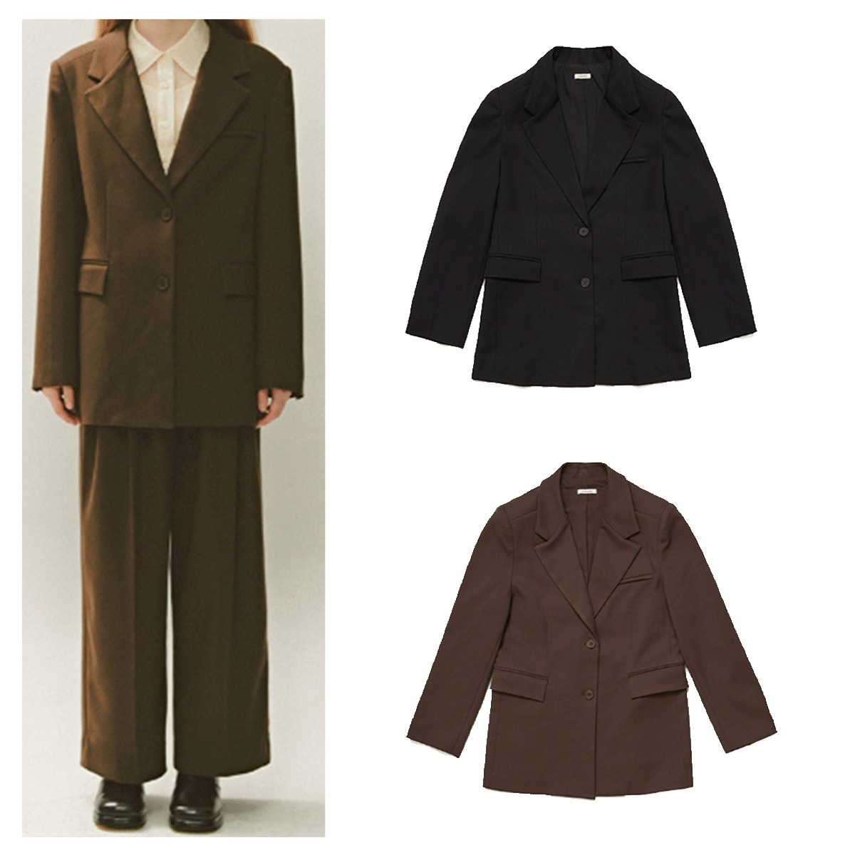ジャケット NOIRNINE Classic Overfit Blazer 4BMM042