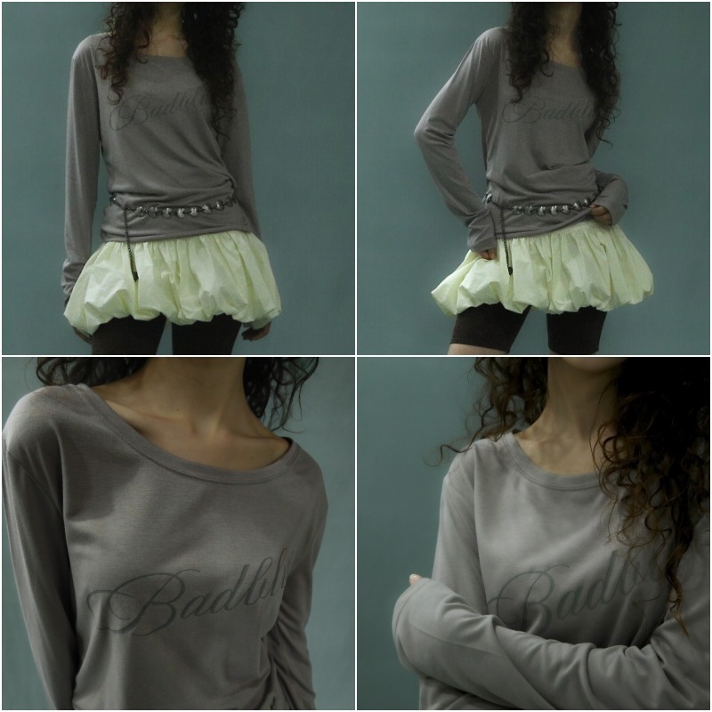Bad Blue】韓国人気☆ Loose Fit Top