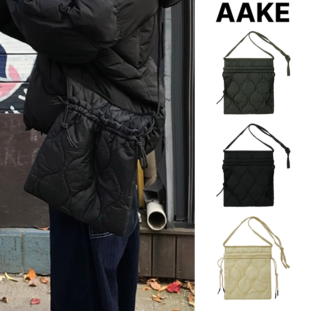 【AAKE】QUILTING CROSS BAG