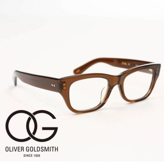 Oliver GoldsmithコンスルCONSUL-ss 男女兼用メガネWHISKY46size