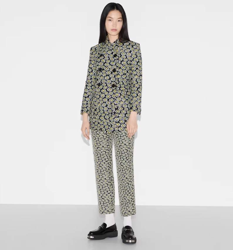 GUCCI《ブルーミングカモミール ジャカードジャケット》DHL 直営