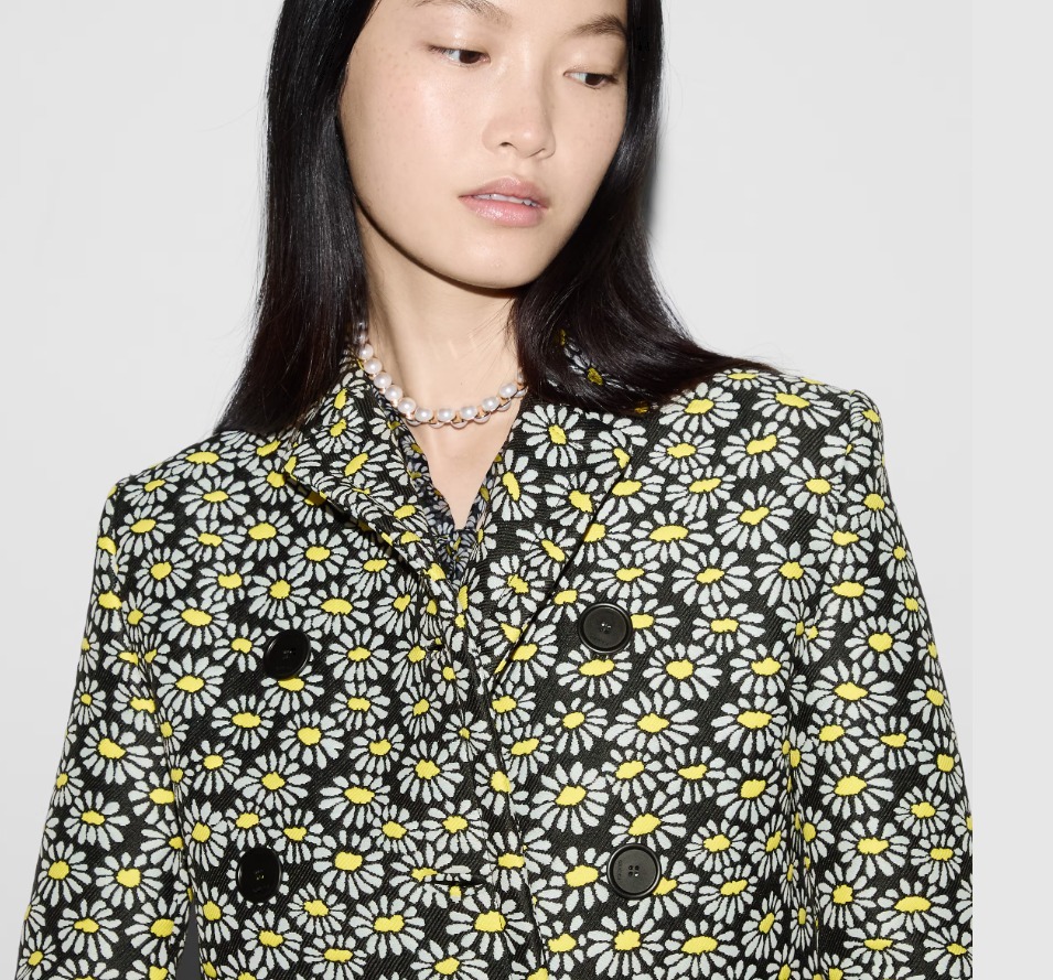 GUCCI《ブルーミングカモミール ジャカードジャケット》DHL 直営