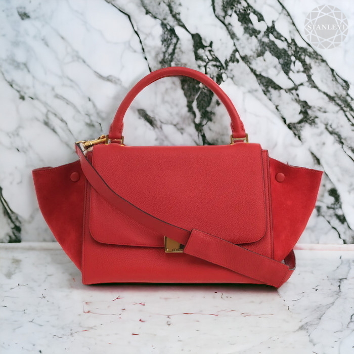 【CELINE】★Vintage★PANE TOTE BAG レザー トートバッグ