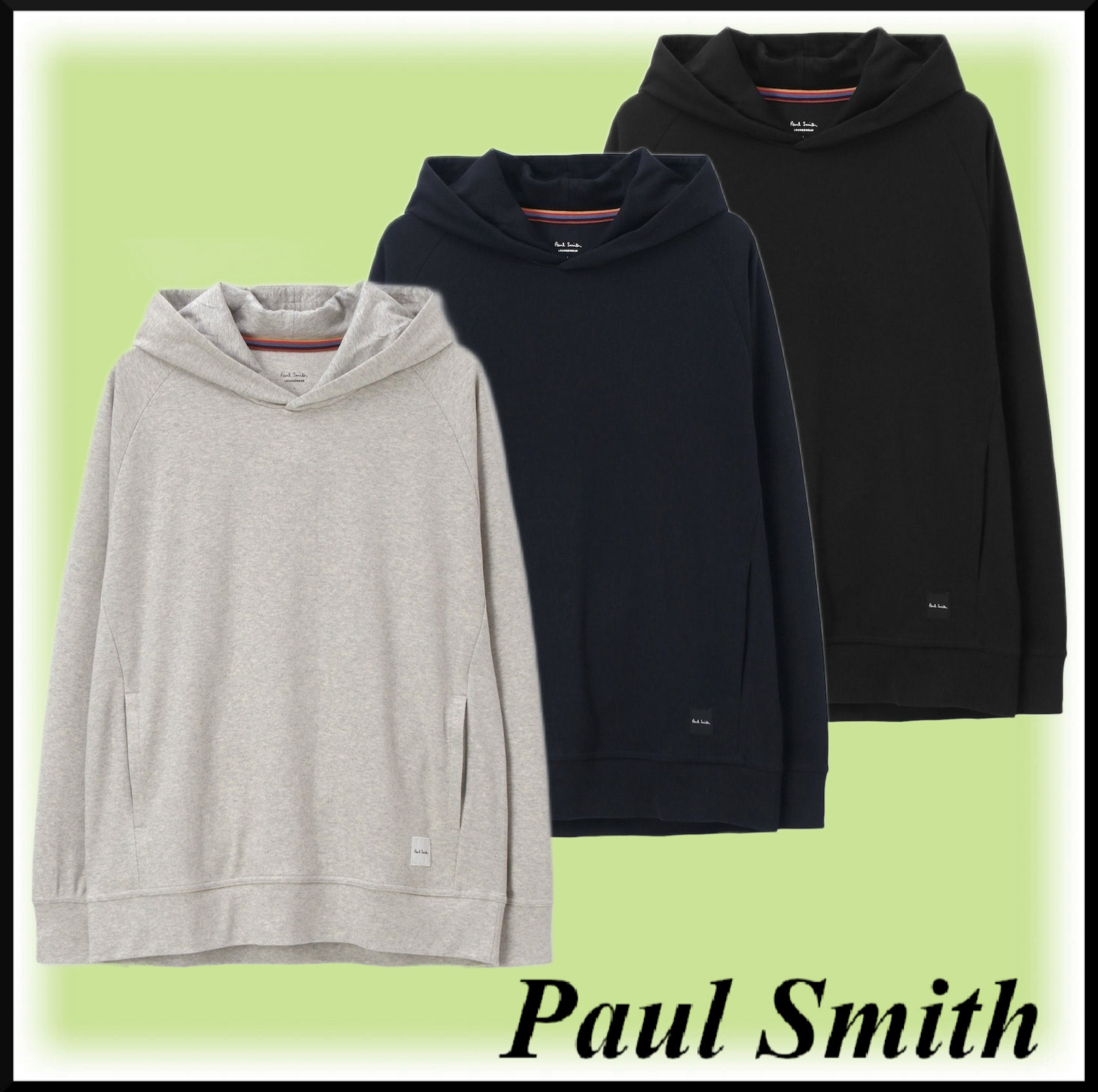 大人気★Paul Smith ストレッチスムース パーカー★コットン素材