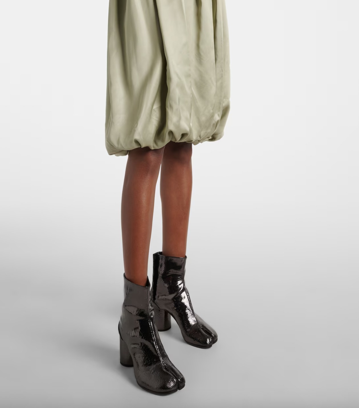 関税.送料込MM6 MAISON MARGIELA プリーツワンピース MM6 MAISON MARGIELA | ミニワンピース・ドレス ブラック