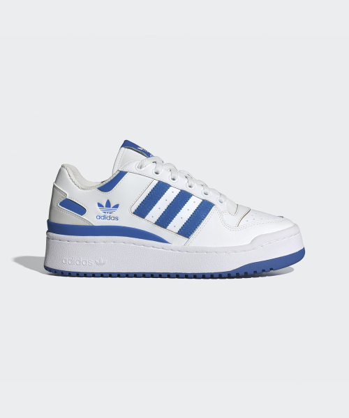 スニーカー adidas Forum Bold Stripe W White Blue ID0564